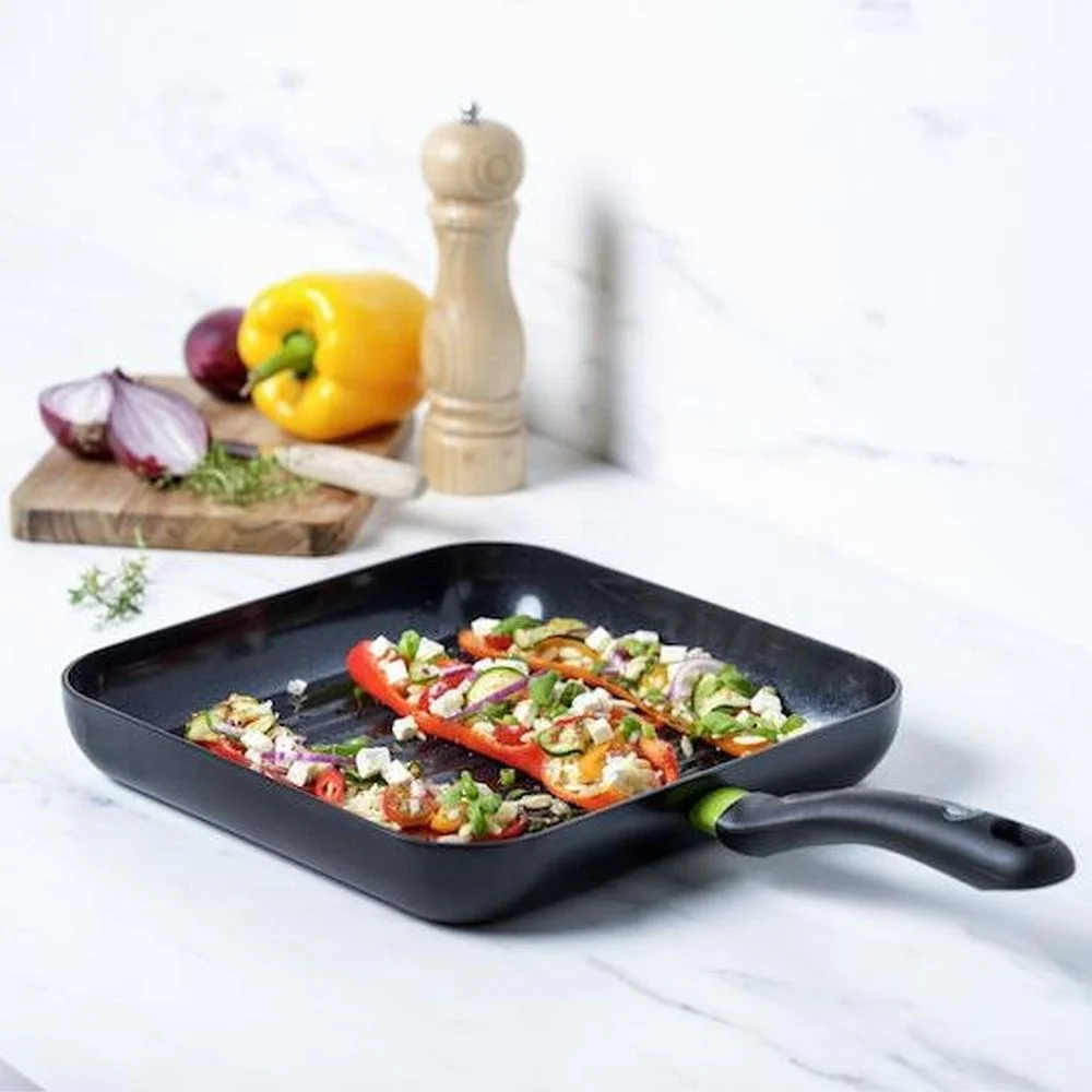 Φωτογραφία προϊόντος: Green Pan Γκριλιερα CC006086-001 Αλουμινιου Με Κεραμικη Επιστρωση Antik. 28x28cm
