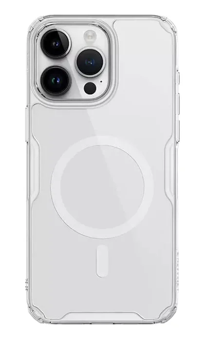 Φωτογραφία προϊόντος: NILLKIN θήκη Nature Pro Magnetic για iPhone 15 Pro, διάφανη
