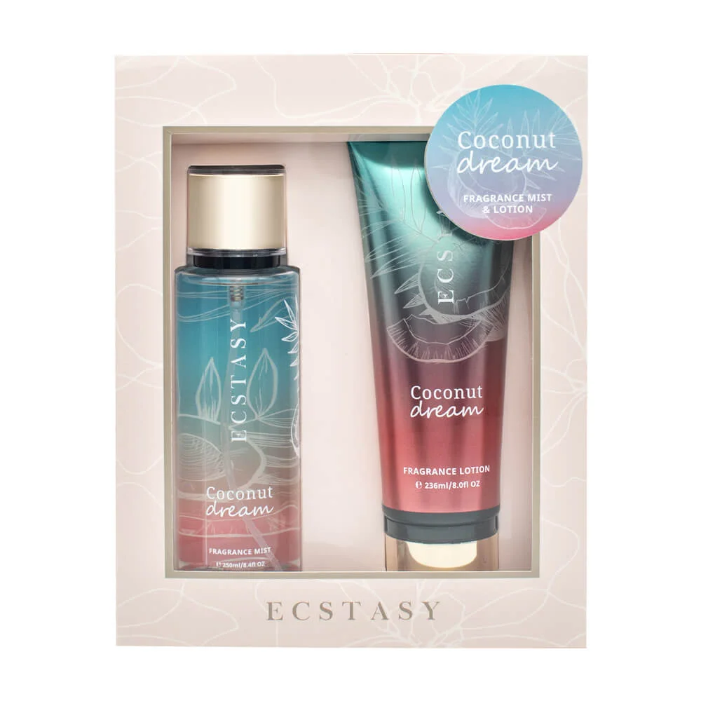 Φωτογραφία προϊόντος: Ecstasy Body Cream 236ml & Mist 250ml Coconut Dream