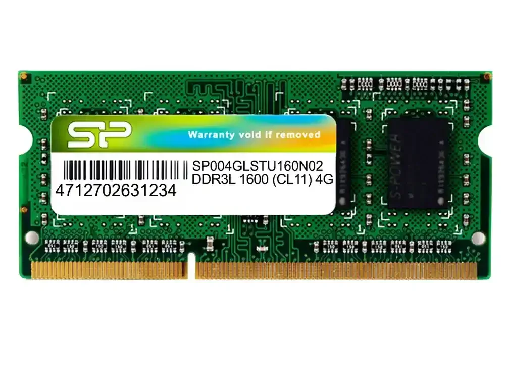 Φωτογραφία προϊόντος: Μνήμη DDR3L SODimm , 4GB, 1600MHz, PC3-12800 ΜΕΤΑΧ. MIX