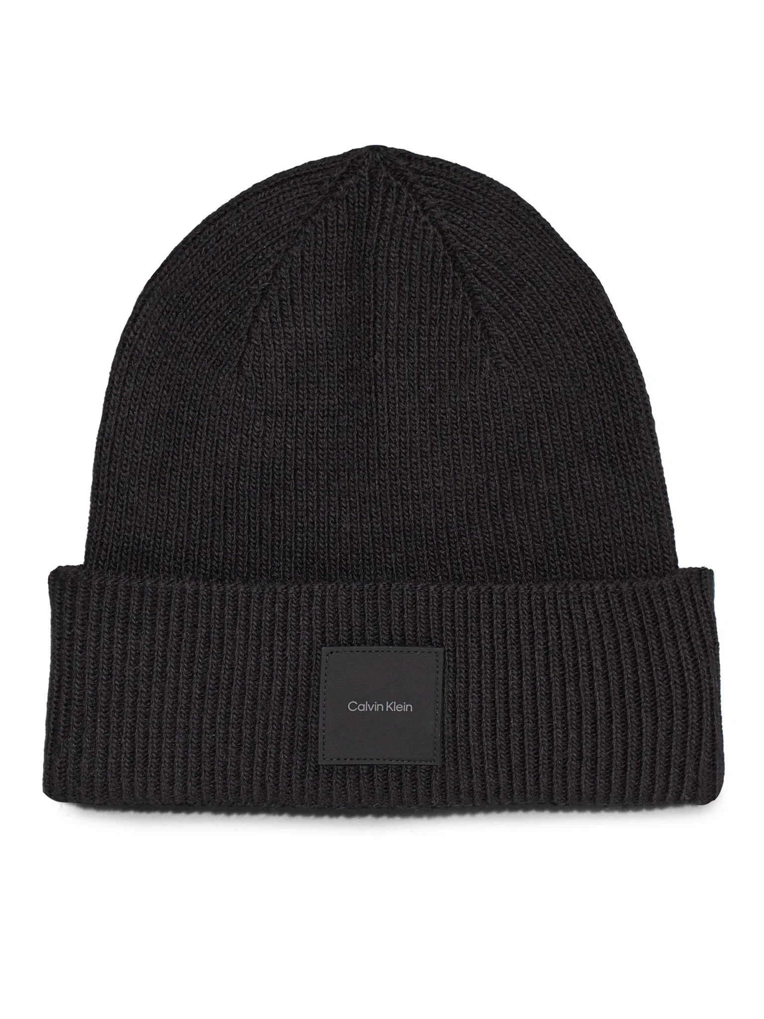 Φωτογραφία προϊόντος: Calvin Klein Σκούφος Cotton/Wool Fine Rib Beanie Μαύρο
