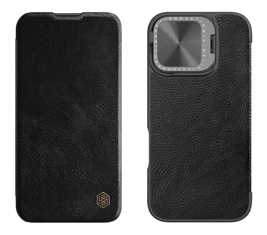 Φωτογραφία προϊόντος: NILLKIN θήκη Qin Prop Leather για iPhone 16 Pro Max, δερμάτινη, μαύρη
