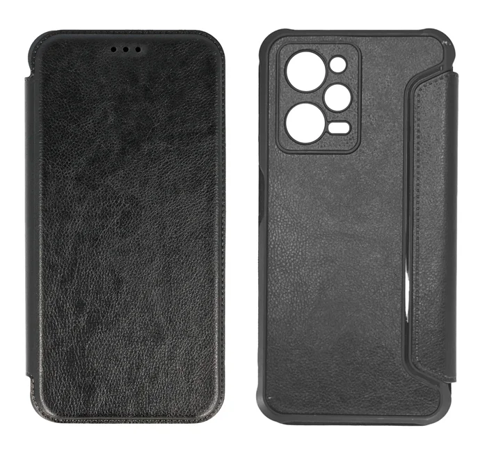 Φωτογραφία προϊόντος: POWERTECH θήκη Razor Leather MOB-1914, Xiaomi Note 12 Pro/X5 Pro, μαύρη