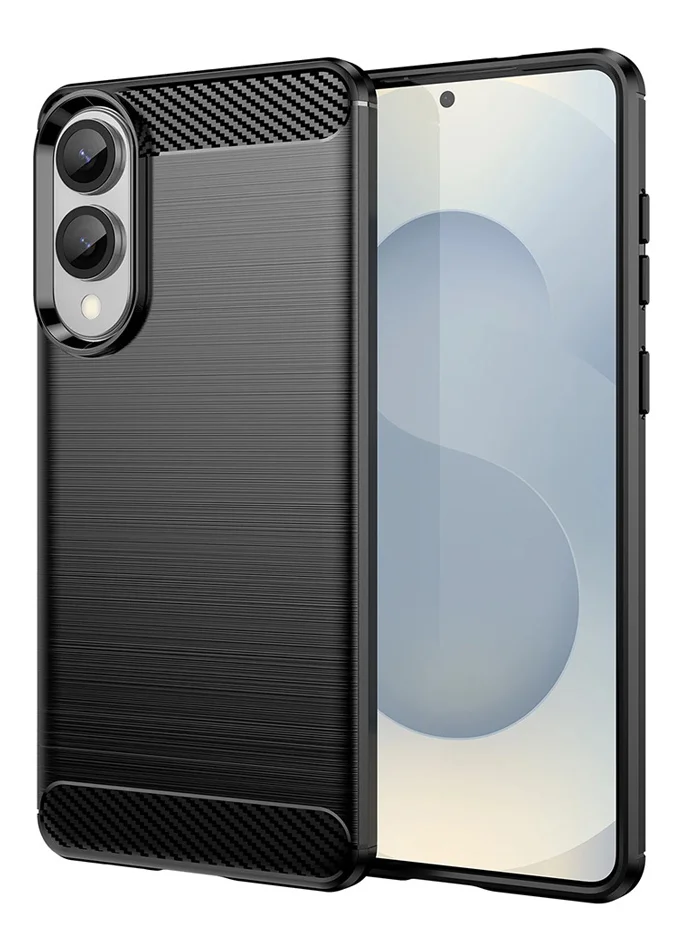 Φωτογραφία προϊόντος: POWERTECH Θήκη Carbon MOB-2009 για Samsung S25 Edge, μαύρη