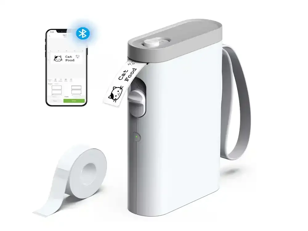 Φωτογραφία προϊόντος: Θερμικός Εκτυπωτής Bluetooth DC Label Printer P21 White