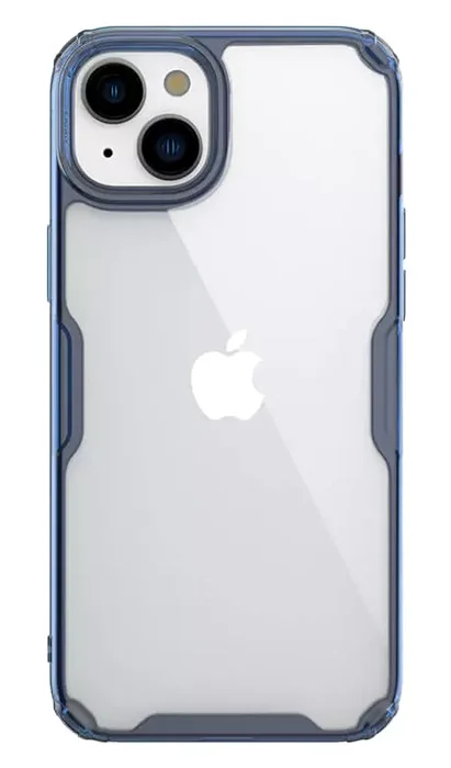 Φωτογραφία προϊόντος: NILLKIN θήκη Nature Pro για iPhone 15, διάφανη-μπλε