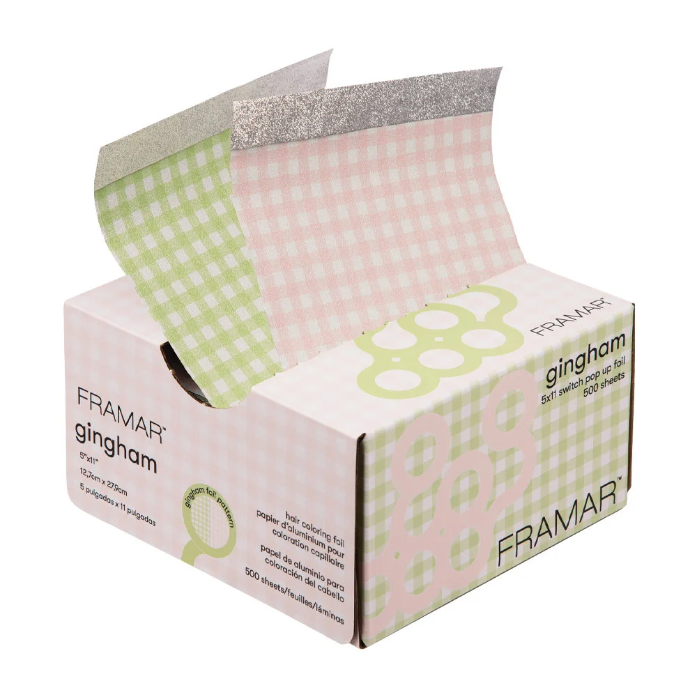 Φωτογραφία προϊόντος: Αλουμινόχαρτο Pop Up Framar Gingham Switch Pink/Green 5x11" 500 φύλλα