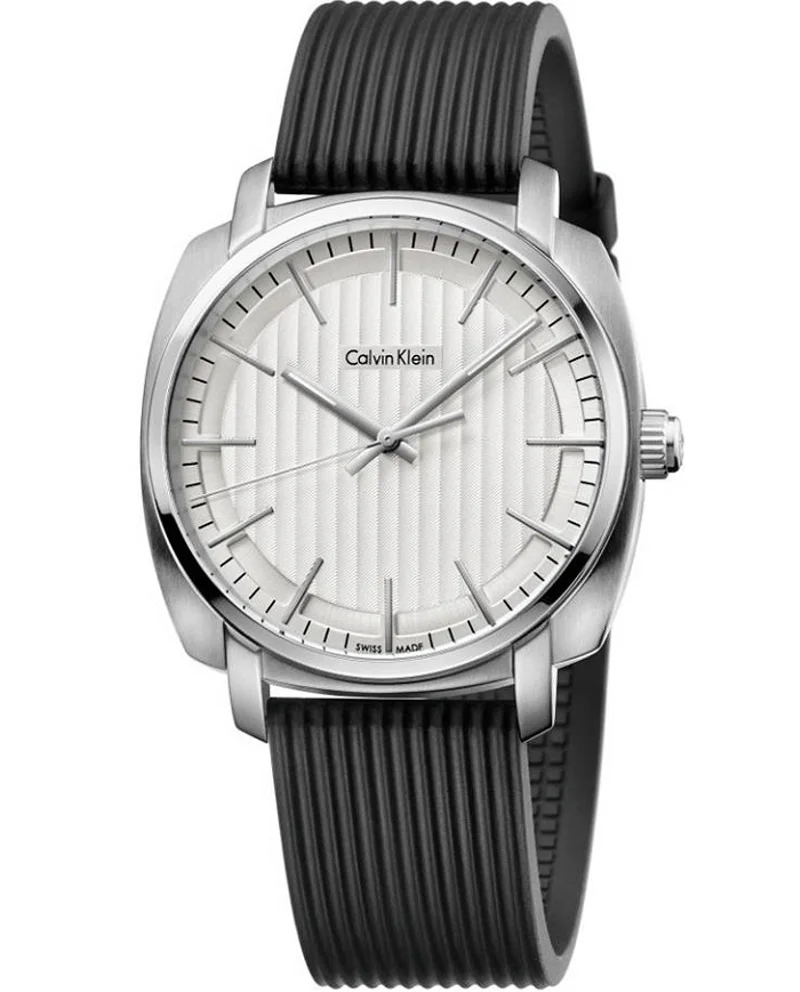 Φωτογραφία προϊόντος: Calvin Klein Highline Ρολόι Μπαταρίας με Μαύρο Καουτσούκ Λουράκι K5M311D6