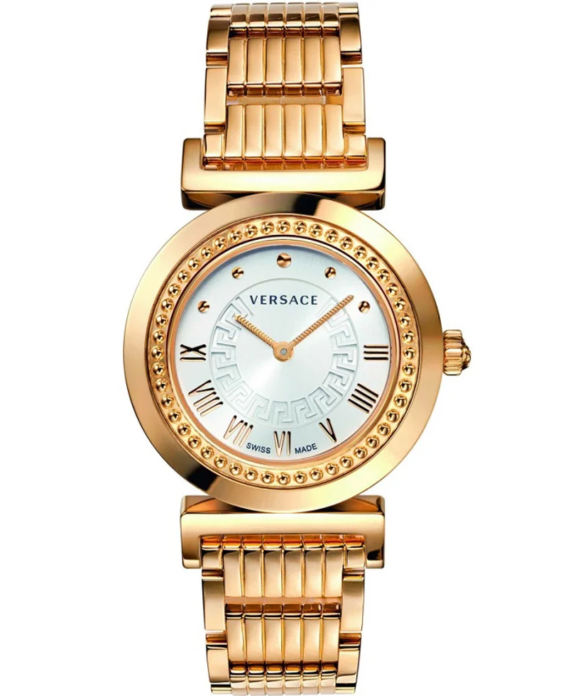 Φωτογραφία προϊόντος: Versace Vanity Ρολόι Μπαταρίας με Ροζ Χρυσό Μεταλλικό Μπρασελέ P5Q80D001S080