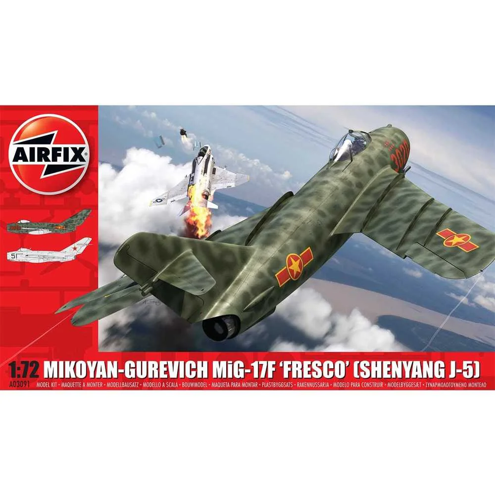 Φωτογραφία προϊόντος: Airfix 1/72 Mikoyan-Gurevich MiG-17F 'Fresco' (Shenyang J-5) (A03091) 30240