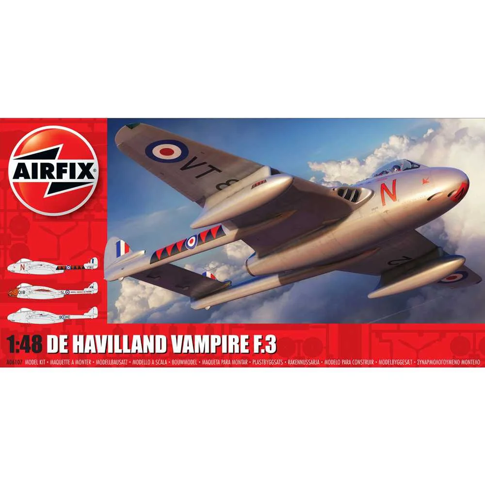 Φωτογραφία προϊόντος: Airfix 1/48 de Havilland Vampire F.3 (A06107) 30070