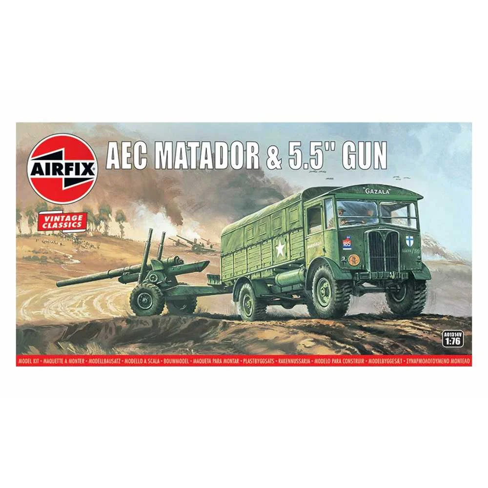 Φωτογραφία προϊόντος: Airfix 1/76 AEC Matador + 5.5inch Gun (A01314V) 30371