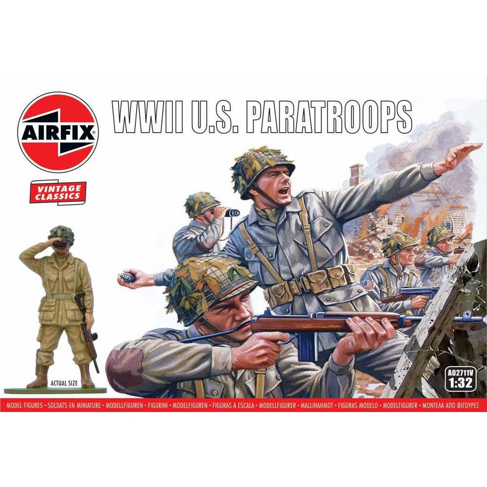 Φωτογραφία προϊόντος: Airfix 1/32 WWII U.S. Paratroops (A02711V) 30430