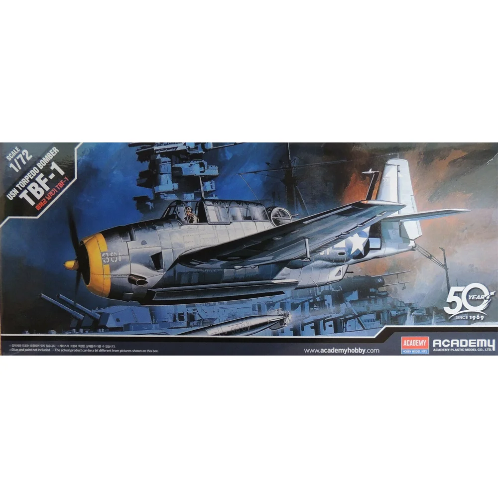 Φωτογραφία προϊόντος: ACADEMY 1/72 USN Torpedo Bomber TBF-1 (A12452) 30520