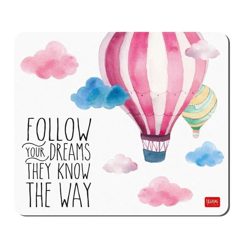 Φωτογραφία προϊόντος: Mouse Pad Legami Milano Follow Your Dreams 21x18cm Πολύχρωμο MOU0001