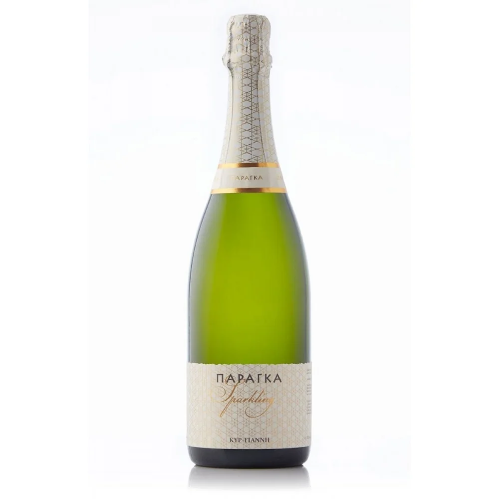 Φωτογραφία προϊόντος: Παράγκα sparkling Κτήμα Κυρ Γιάννη, 2019,Αφρώδης, ΛΕΥΚΟΣ, 750ml, Ξηρός Οίνος, Ποικιλία Ξινόμαυρο, Μοσχάτο, Chardonnay, Αμύνταιο
