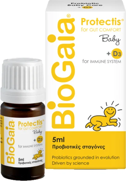 Φωτογραφία προϊόντος: Cube BioGaia Protectis Baby & D3 Drops Προβιοτικά για Βρέφη 5ml