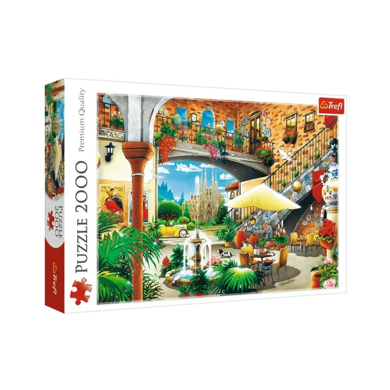 Φωτογραφία προϊόντος: Puzzle Trefl Vista of Barcelona 68.2x96.1cm 2000pcs 12+ Ετών 27105
