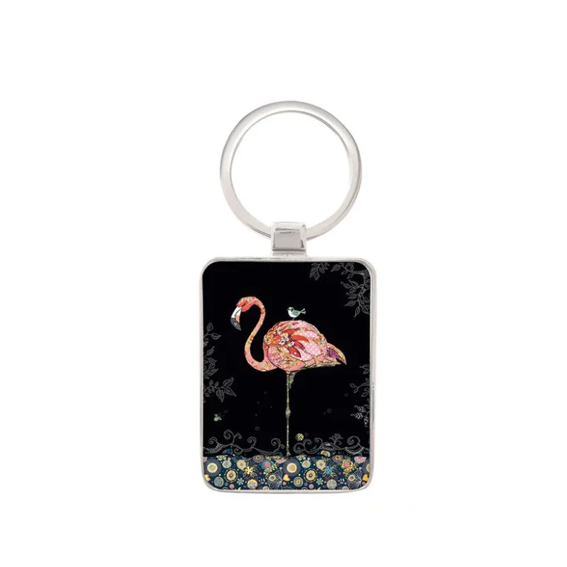 Φωτογραφία προϊόντος: Μπρελόκ Μεταλικό Kiub Jewel Flamingo 4x5.5cm Πολύχρωμο PCR03C07