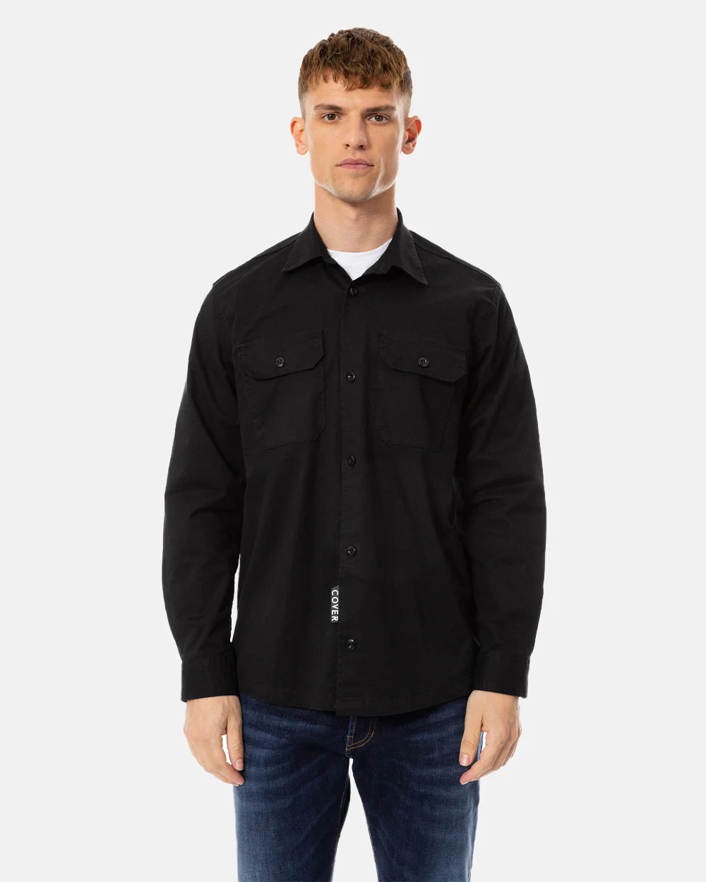 Φωτογραφία προϊόντος: COVER DENIM T0165-27 OVERSHIRT #000000