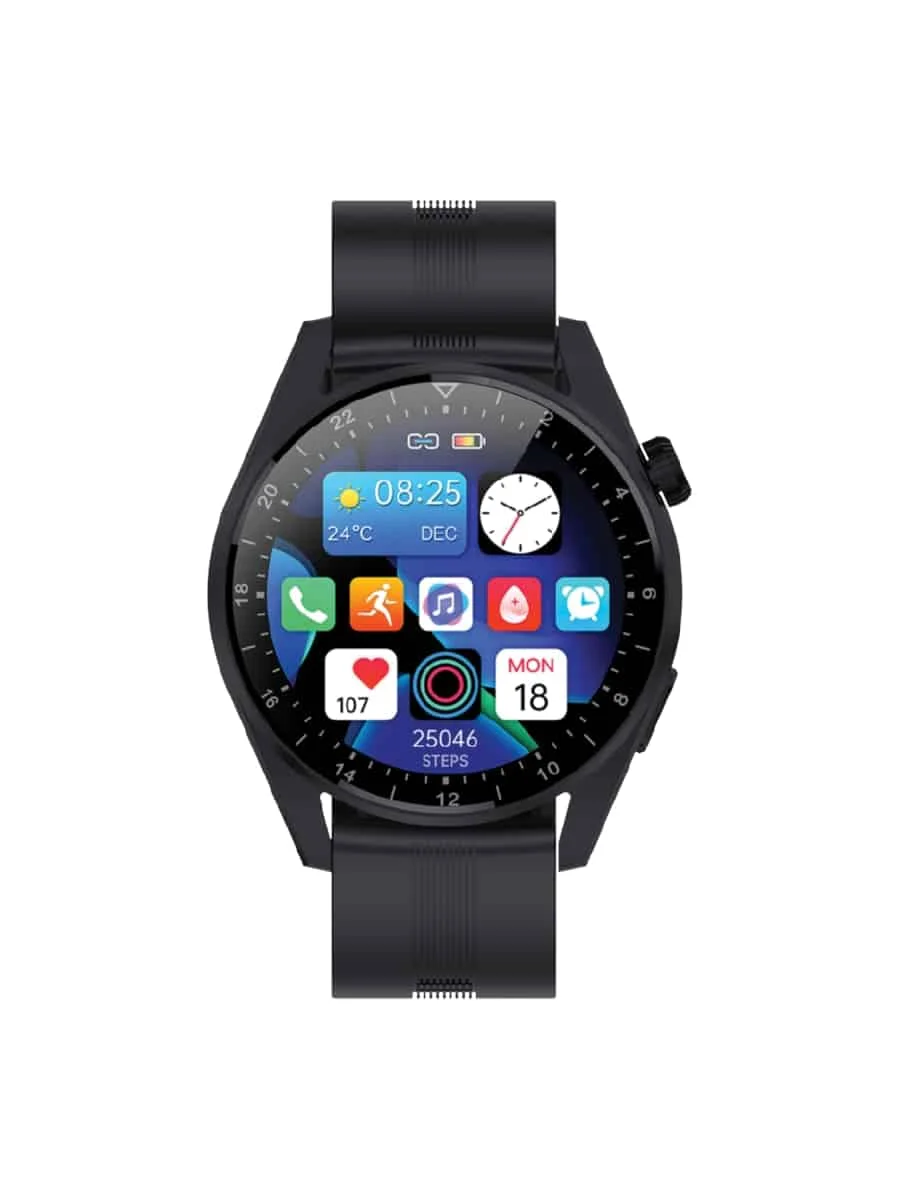 Φωτογραφία προϊόντος: DAS.4 smartwatch SG48-50281 μαύρο με λουράκι σιλικόνης