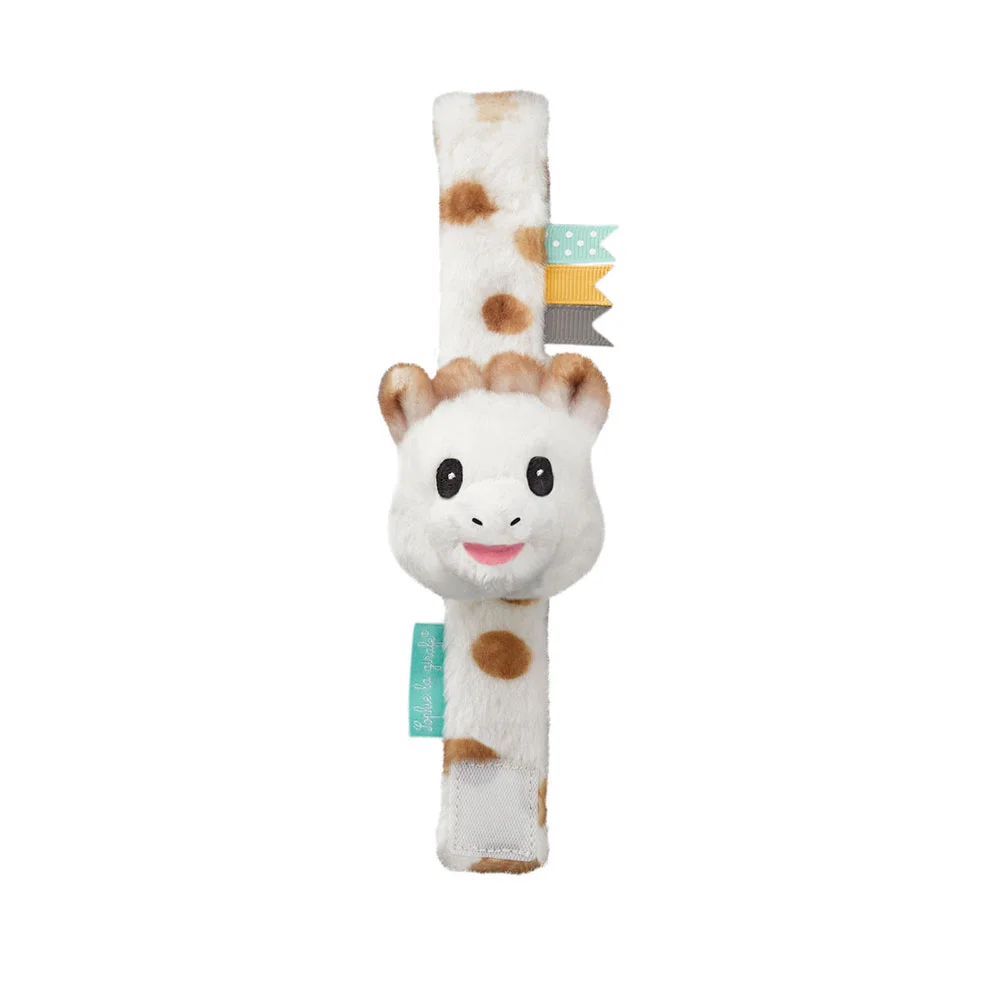 Φωτογραφία προϊόντος: Sophie the giraffe Σόφι καμηλοπάρδαλη Sweety Sophie Collection Λούτρινη κουδουνίστρα βραχιολάκι για το χεράκι και το ποδαράκι