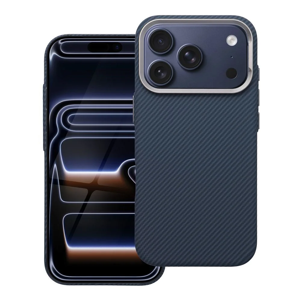 Φωτογραφία προϊόντος: . Case KEVLAR compatible with MagSafe for IPHONE 17 blue