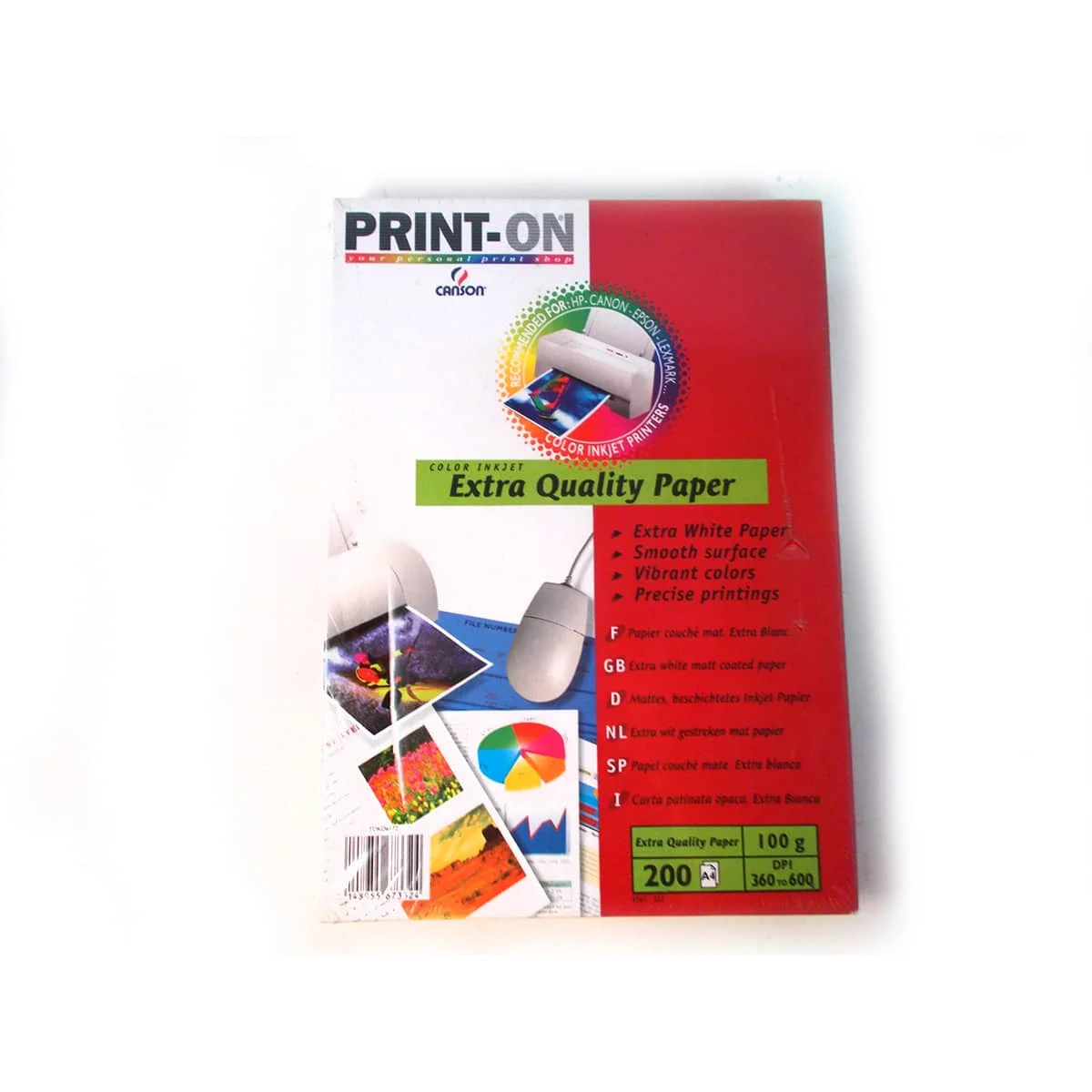 Φωτογραφία προϊόντος: OEM CANSON EXTRA QUALITY PAPER 100gr 200 ΦΥΛΛΩΝ ΦΩΤΟΓΡΑΦΙΚΟ ΧΑΡΤΙ