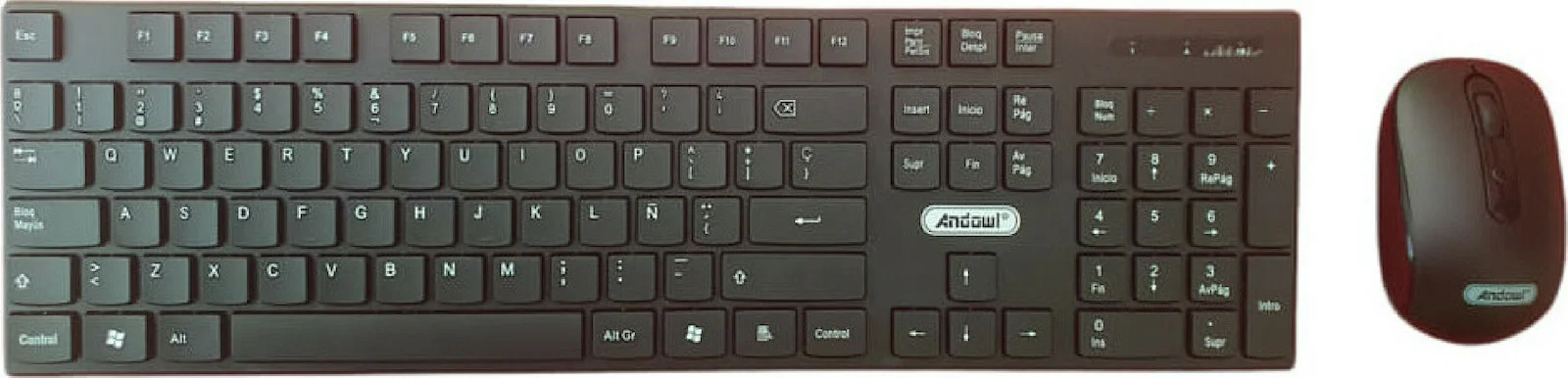Φωτογραφία προϊόντος: OEM Andowl Q-5003 Ασύρματο Σετ Πληκτρολόγιο & Ποντίκι Αγγλικό US