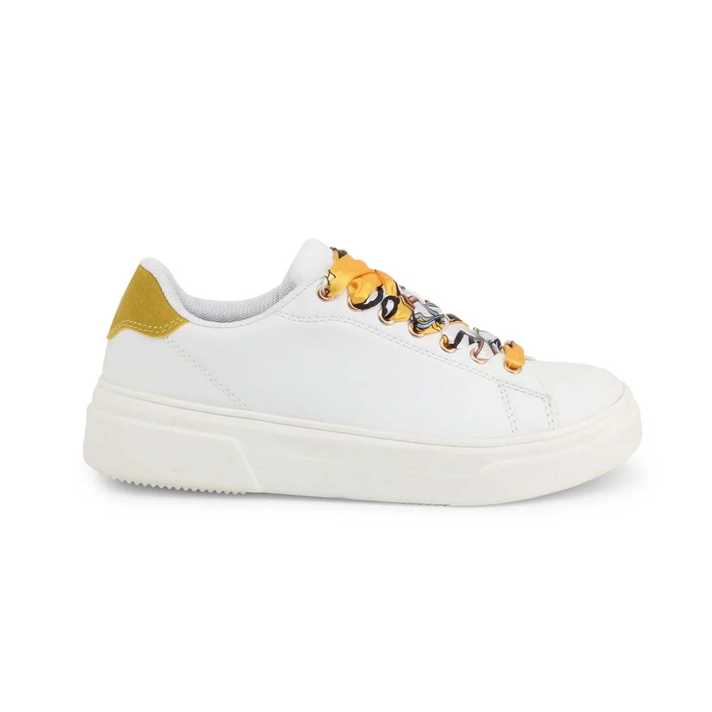 Φωτογραφία προϊόντος: Γυναικεία Sneakers Shone 620-503 Λευκά-Κίτρινα