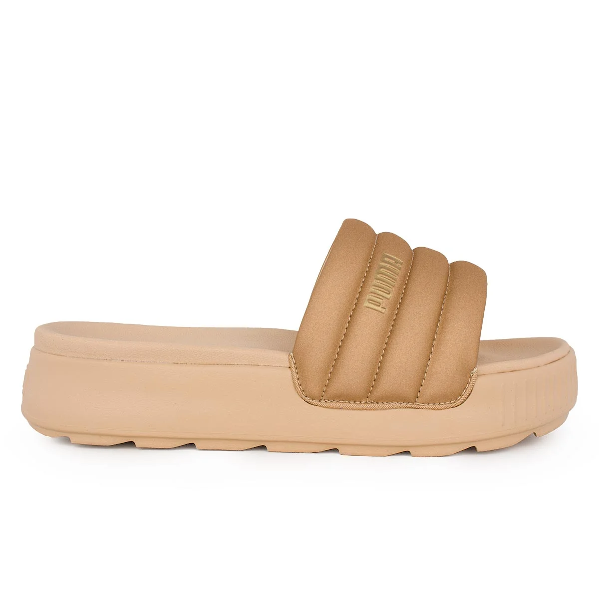 Φωτογραφία προϊόντος: PUMA KARMEN PUFFY AQUA SLIDES - ΧΡΥΣΟ