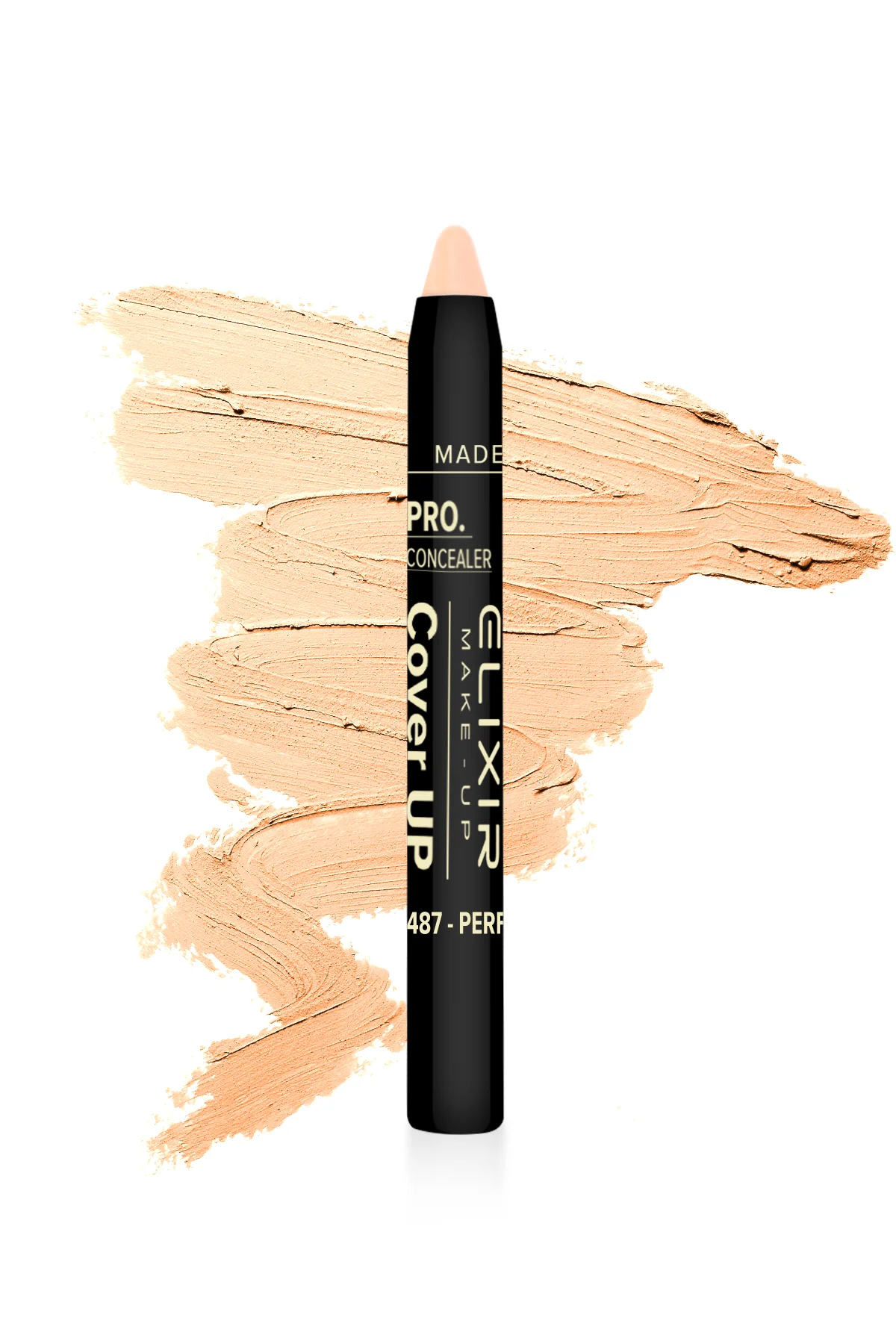 Φωτογραφία προϊόντος: Elixir Pro. Concealer Cover UP No 487 Απόχρωση Perfect Caramel, 1τμχ