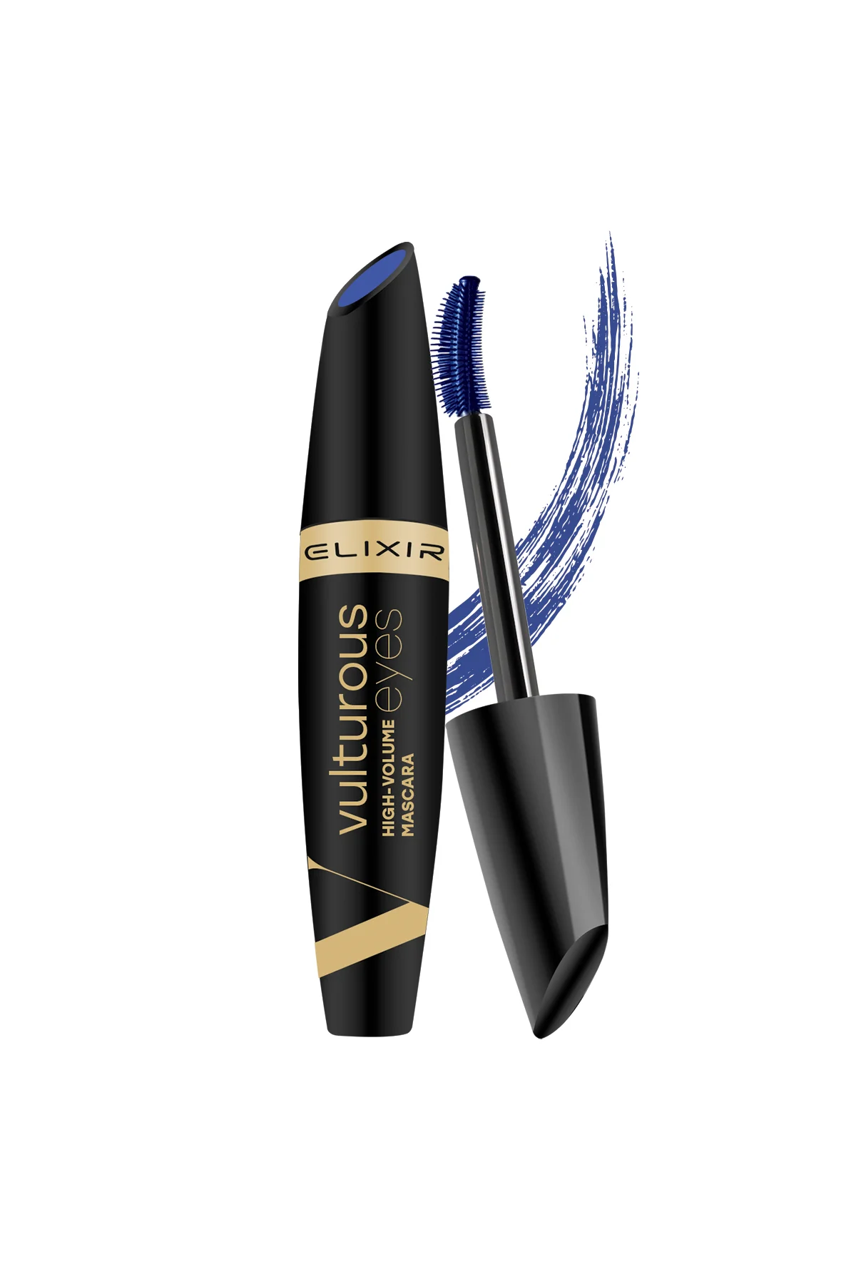 Φωτογραφία προϊόντος: Elixir Vulturous Mascara Νο 898BL Μάσκαρα για Μήκος και Διαχωρισμό Χρώμα Μπλε, 15ml