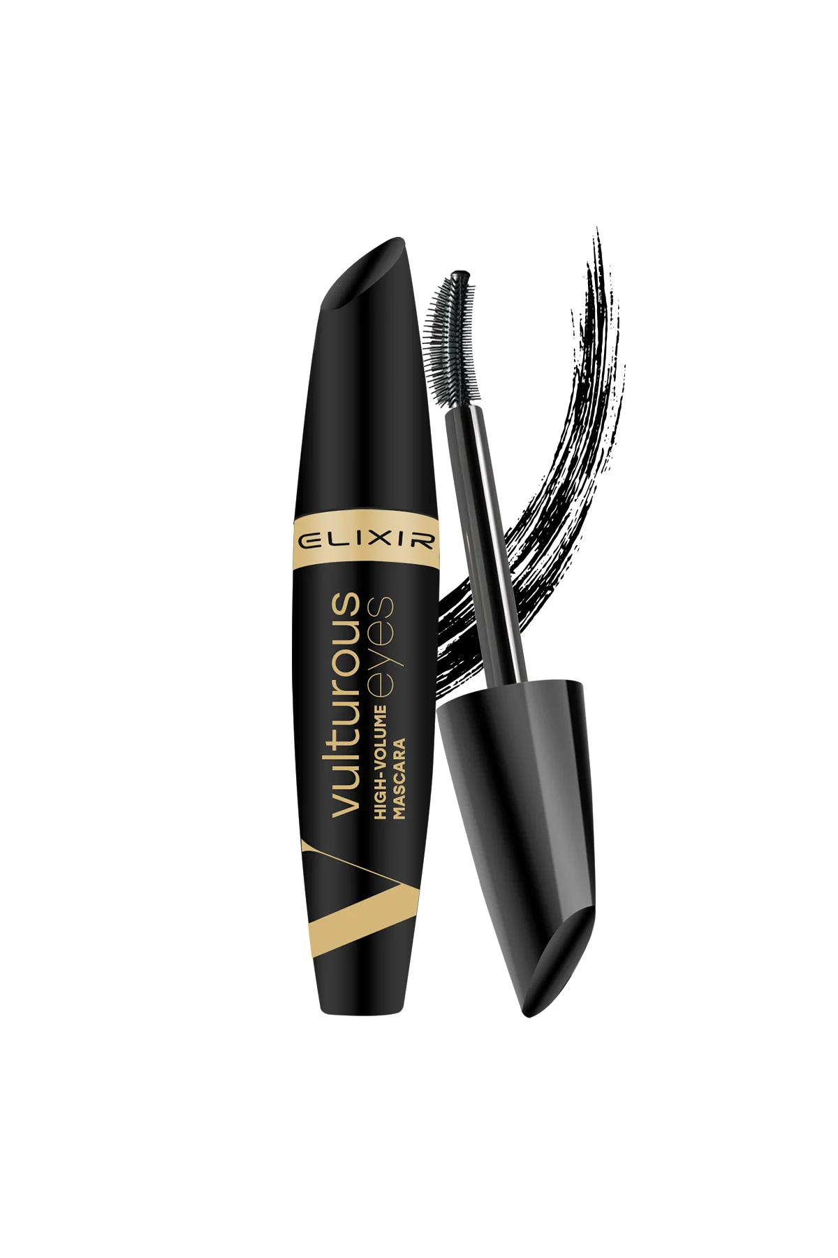 Φωτογραφία προϊόντος: Elixir Vulturous Mascara No 898 Μάσκαρα για Μήκος και Διαχωρισμό Χρώμα Μάυρο, 15ml