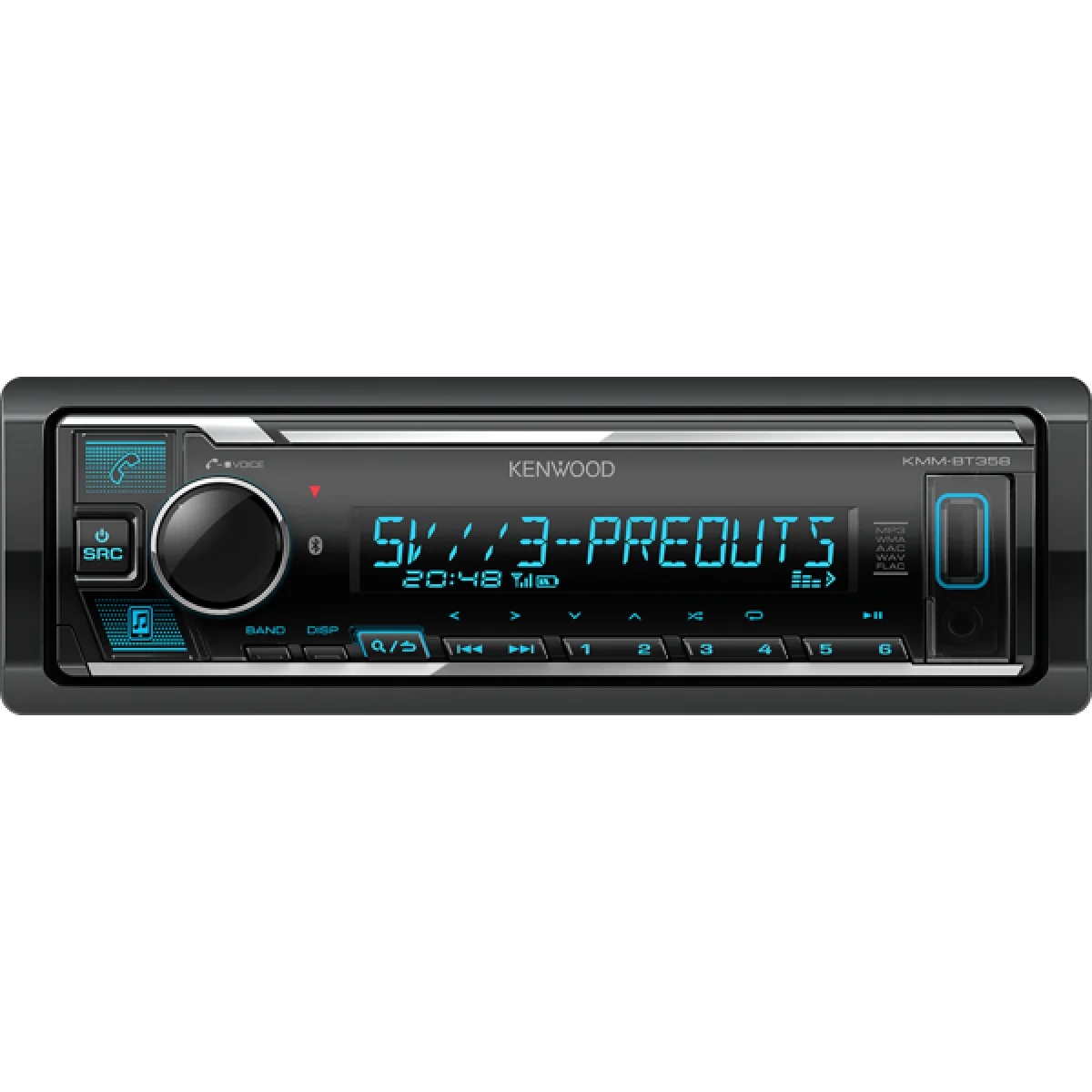 Φωτογραφία προϊόντος: KENWOOD RADIO USB BT 3pre-out (5V) KMMBT358