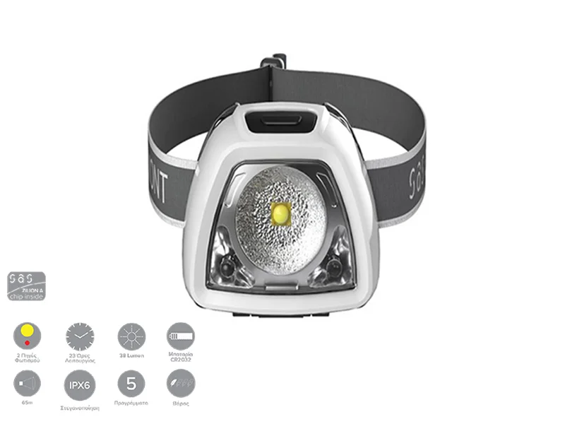 Φωτογραφία προϊόντος: SAS φακός κεφαλής led OZO 250-G4 100-85-029