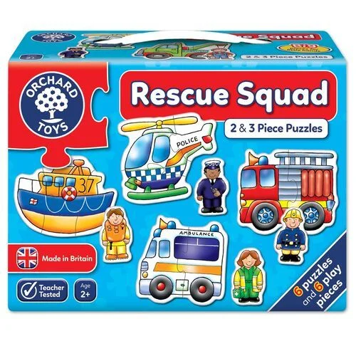 Φωτογραφία προϊόντος: Παζλ 2/3τμχ Rescue Squad (2+ ετών) - Orchard Toys