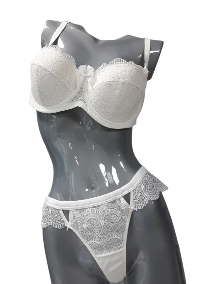 Φωτογραφία προϊόντος: Miss Rosy Σετ strapless 823/11028 λευκό