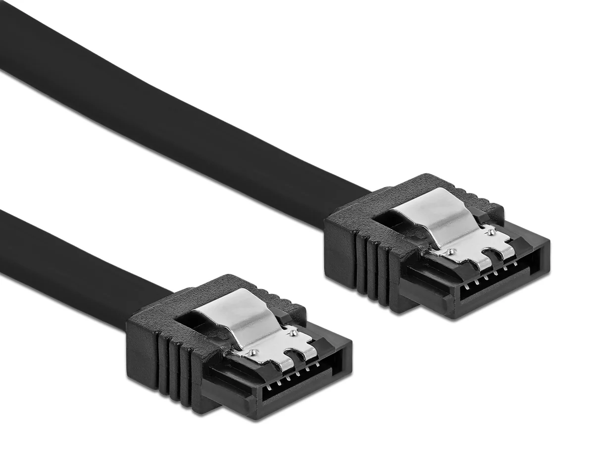 Φωτογραφία προϊόντος: POWERTECH καλώδιο SATA III CAB-W050, 6 Gb/s, 0.50m, μαύρο