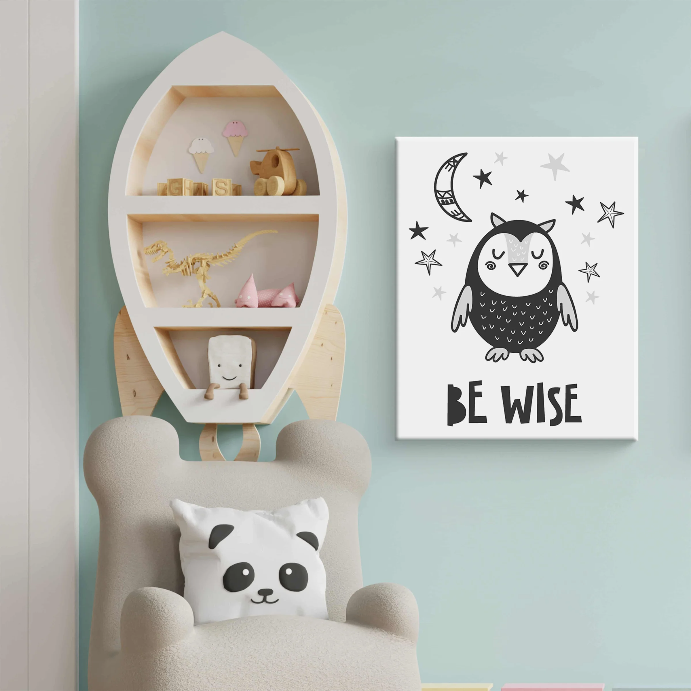 Φωτογραφία προϊόντος: Πίνακας Σε Καμβά - Be Wise