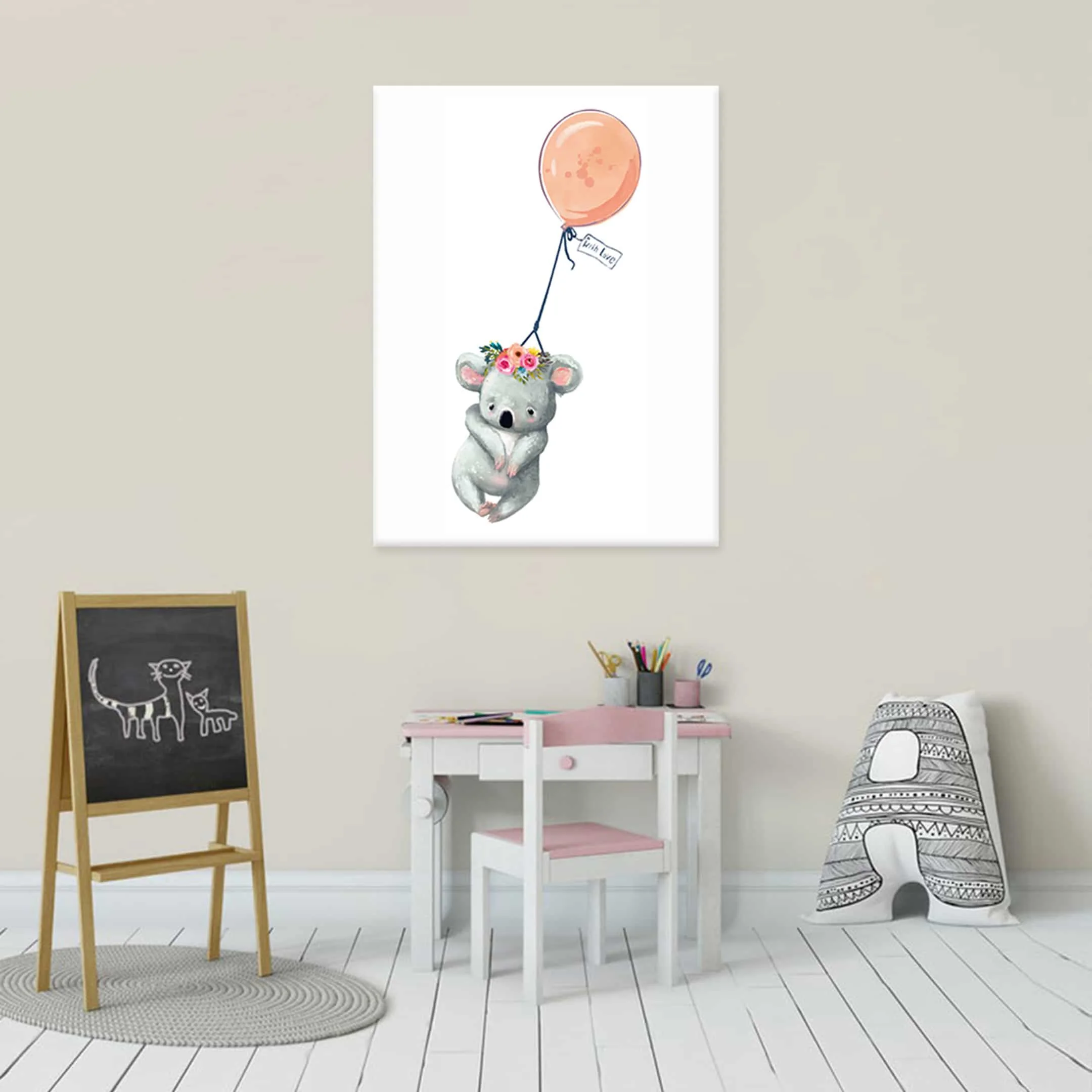 Φωτογραφία προϊόντος: Πίνακας Σε Καμβά - Coala With Balloon