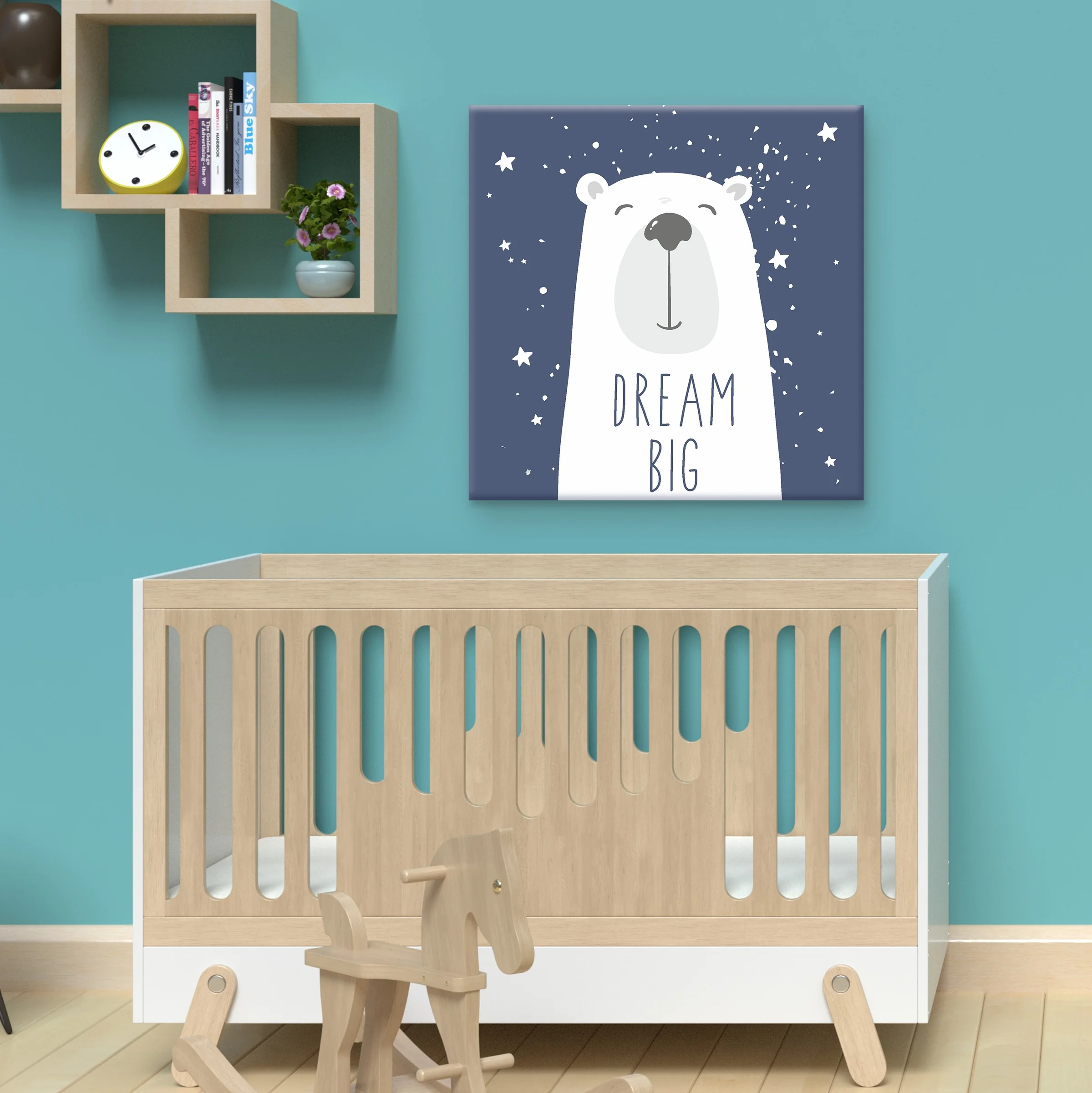 Φωτογραφία προϊόντος: Πίνακας Σε Καμβά - Dream Big Sweet Bear