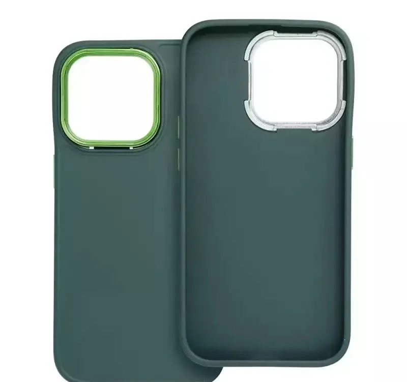 Φωτογραφία προϊόντος: OEM Tpu Case With Frame For iPhone 15 Green
