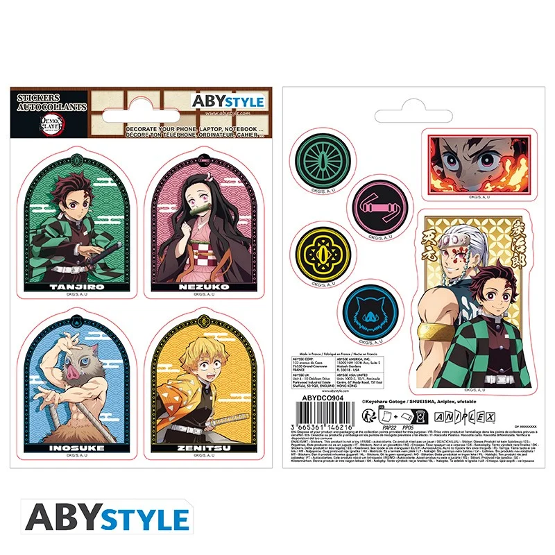 Φωτογραφία προϊόντος: Abysse Αυτοκόλλητα DEMON SLAYER - Stickers -16x11cm/2 sheets - Entertainment district (ABYDCO904)