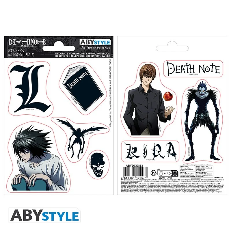 Φωτογραφία προϊόντος: Abysse Αυτοκόλλητα DEATH NOTE - Stickers - 16x11cm/ 2 sheets - "Death Note Icons" (ABYDCO883)