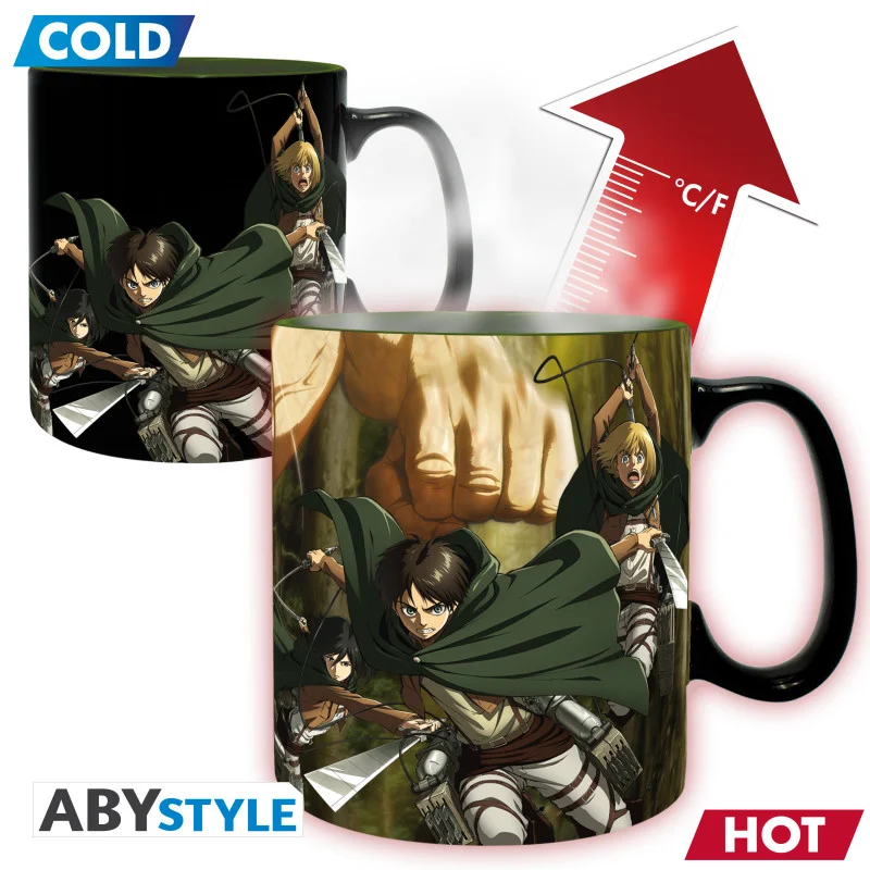 Φωτογραφία προϊόντος: Abysse Κούπα κεραμική ATTACK ON TITAN Mug Heat Change 460 ml TitanS3 V2 ABYMUGA436