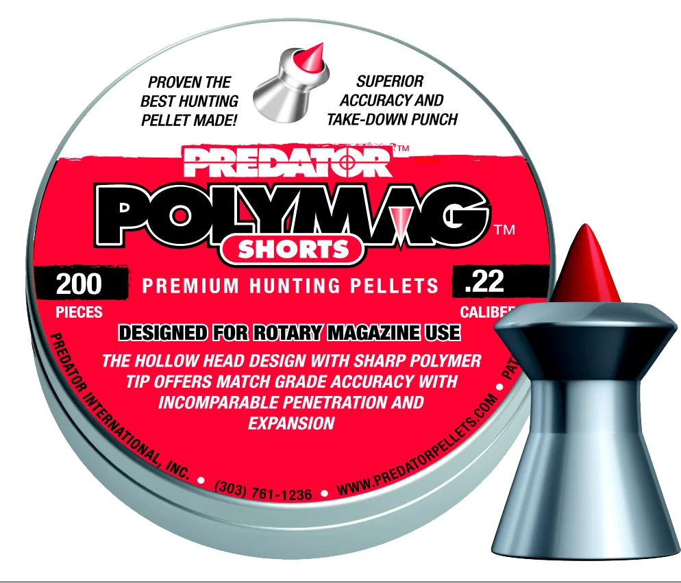 Φωτογραφία προϊόντος: Pellets JSB POLYMAG-PREDATOR SHORTS 5,5mm (.22 Cal) / 200pcs