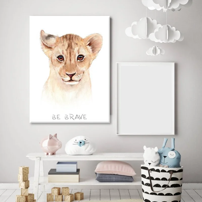 Φωτογραφία προϊόντος: Πίνακας Σε Καμβά - Be Brave Like A Lion