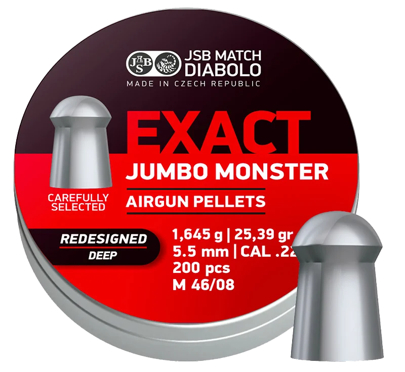 Φωτογραφία προϊόντος: Pellets JSB JUMBO MONSTER Redesigned DEEP 5,52mm / 1,645g (25,39gr) - 200pcs