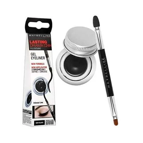 Φωτογραφία προϊόντος: Maybelline Lasting Drama 24h Gel Eyeliner με 2 βουρτσάκια Noir Black 12gr